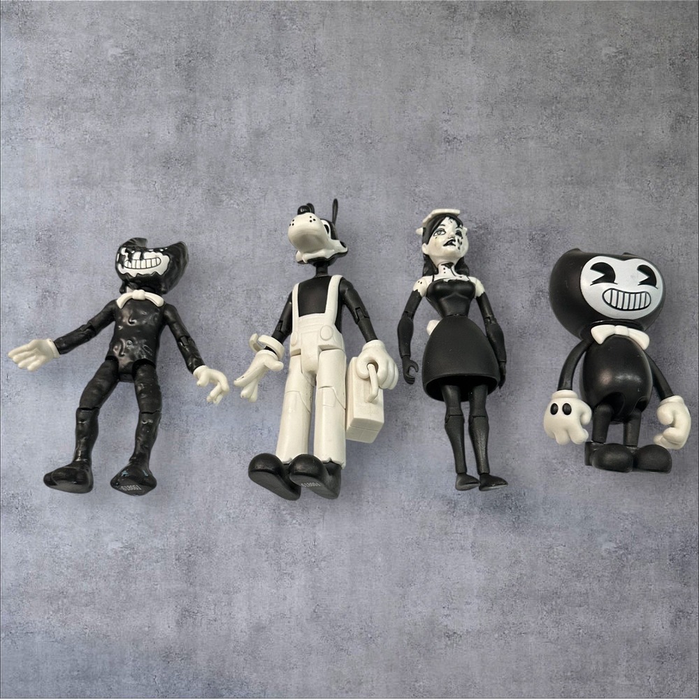 Lot of 4 - "Bendy and the‎ Ink Machine" Series 1 Collectible Vinyl Figures